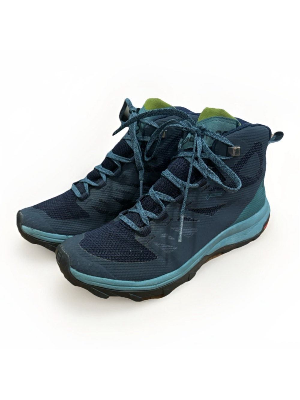 Salomon Outline Mid GTX Women's Size 7.5 Trail Running Shoes Blue M1